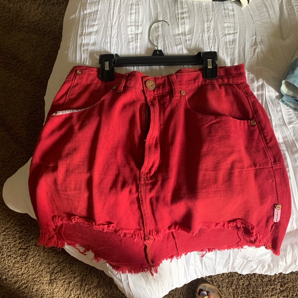 One Teaspoon denim skirt